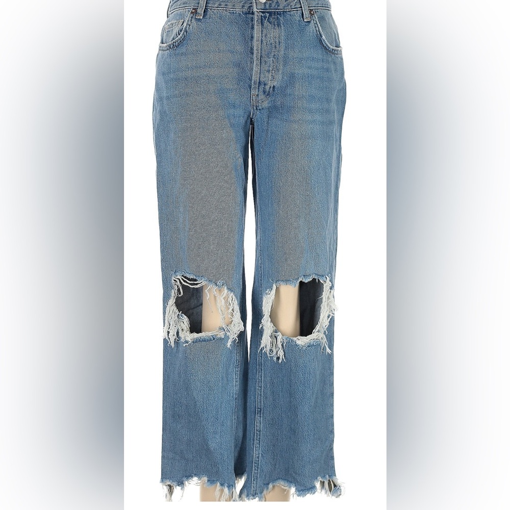 Free People Light Blue Boyfriend Jeans